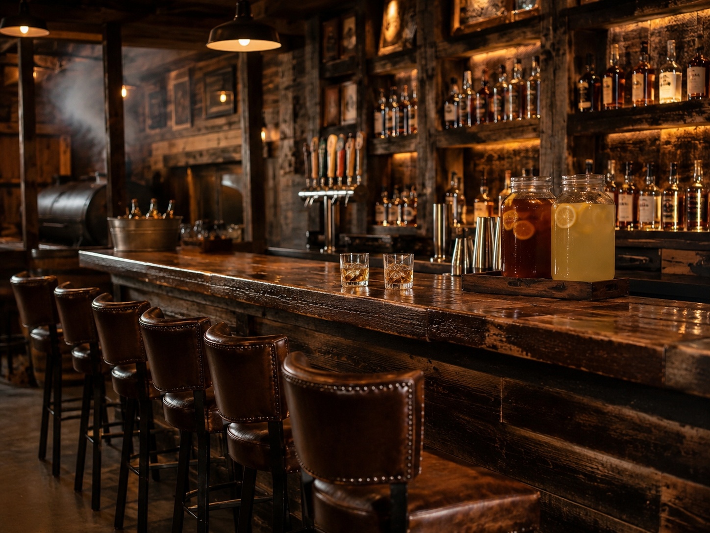 Smokehouse drinks bar