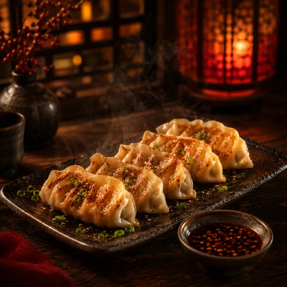 Hand-folded dumplings