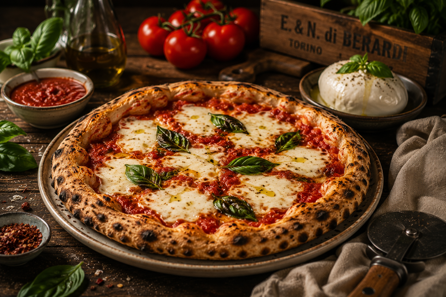 Pizza Margherita demo visual