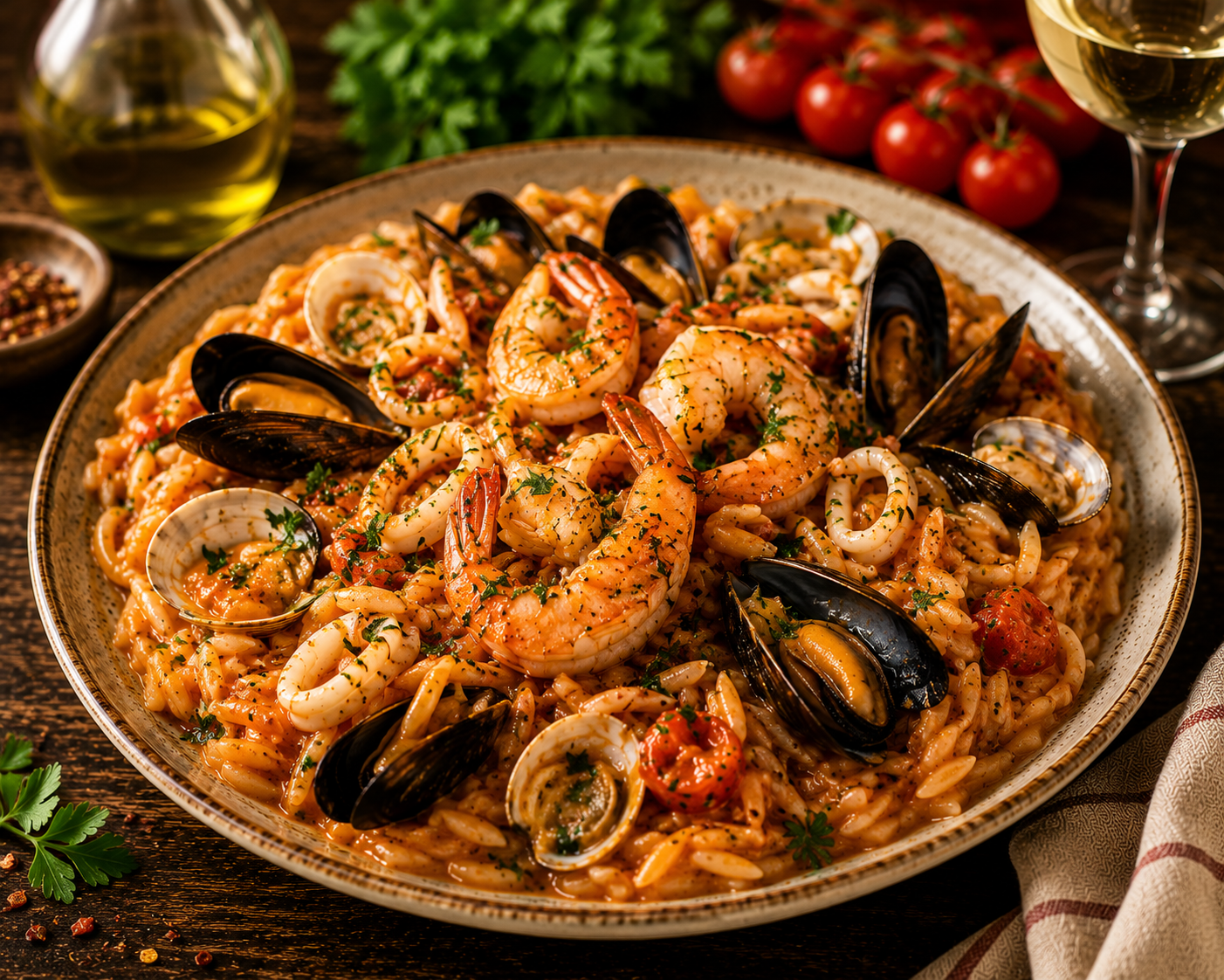 Seafood Risotto demo visual