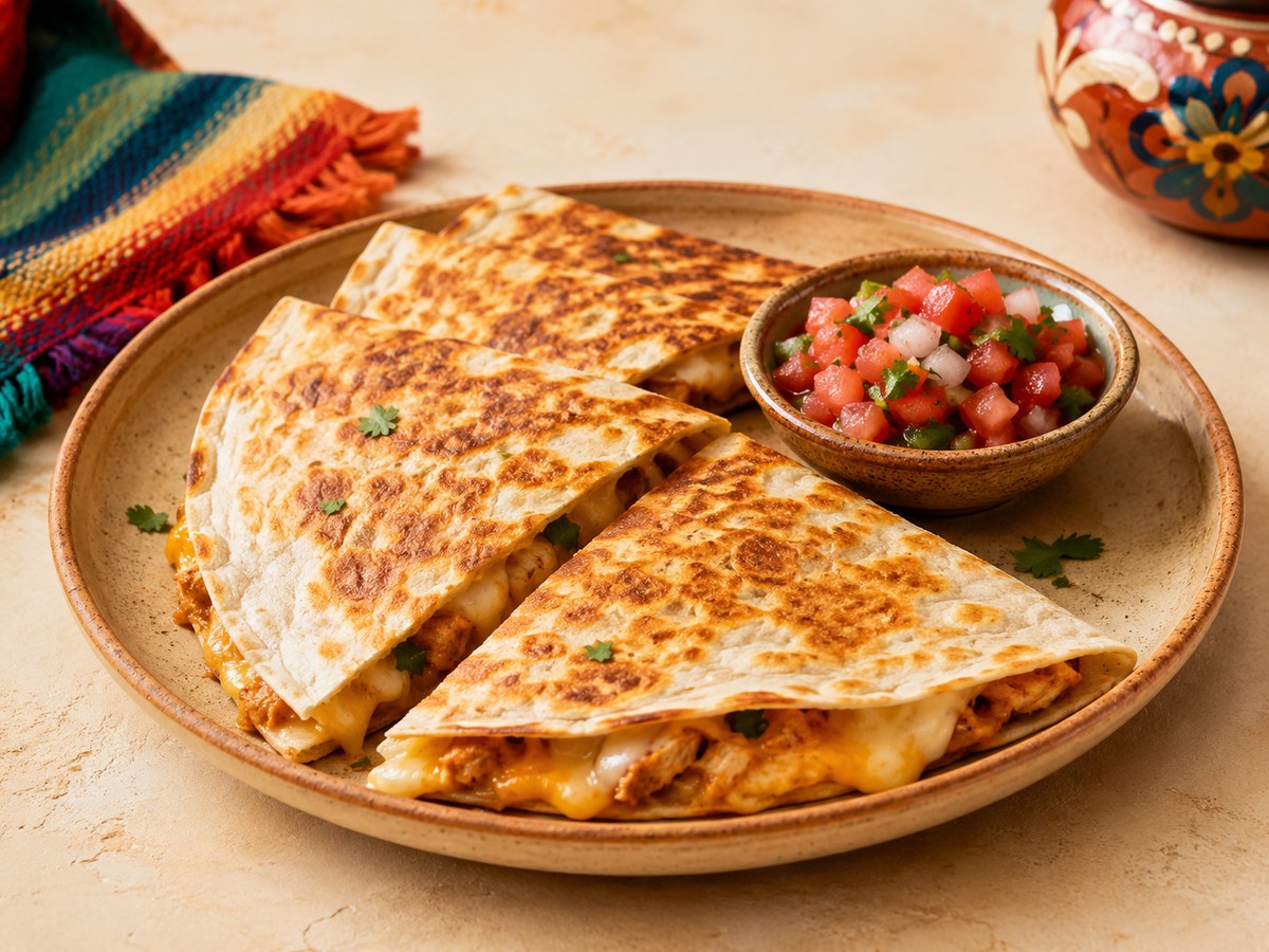Chicken Quesadilla demo visual