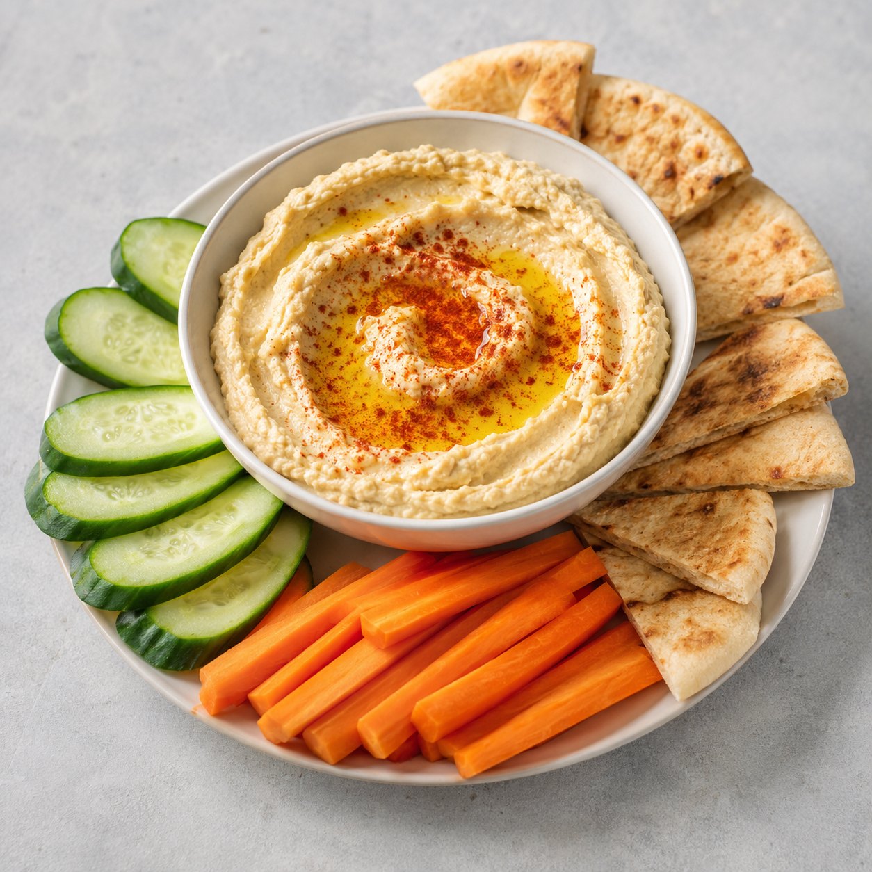 Hummus Crunch Side demo visual