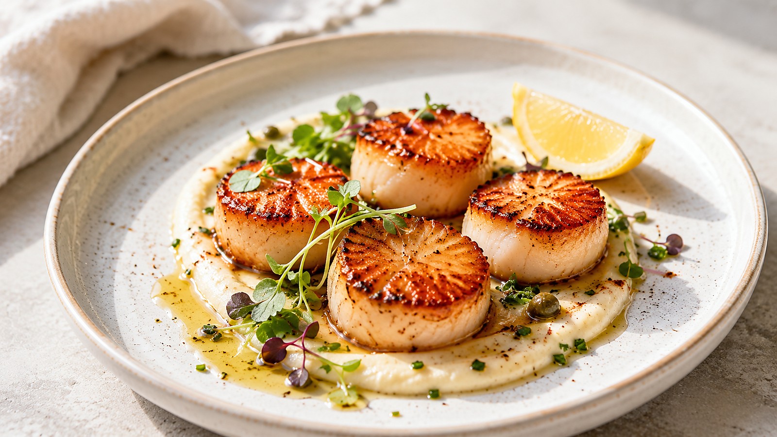 Seared Scallops demo visual