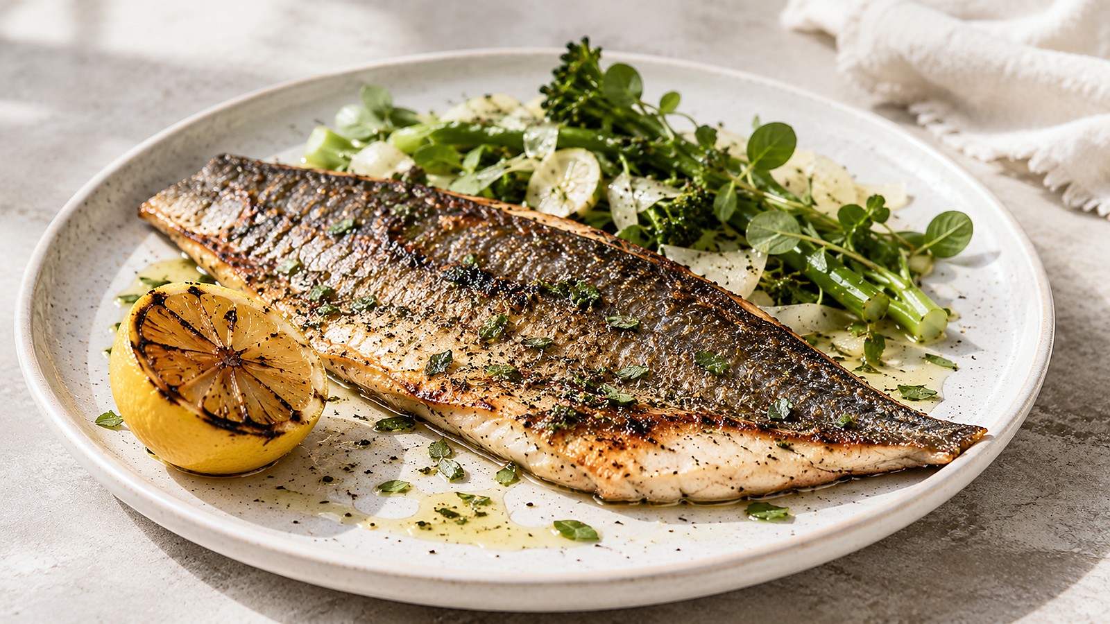 Grilled Sea Bass demo visual