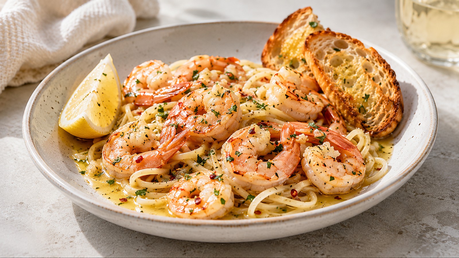 Shrimp Scampi demo visual