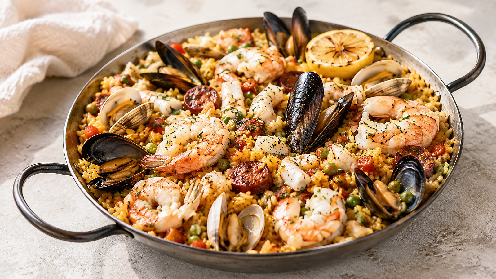 Seafood Paella demo visual