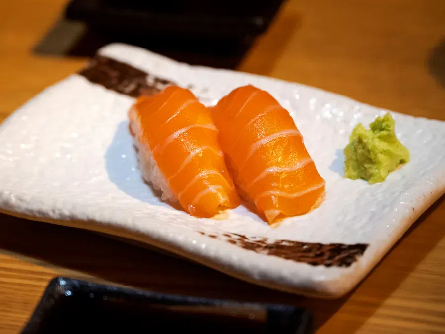 Double Salmon Nigiri demo visual