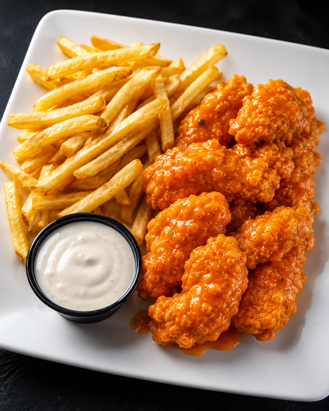 Wings & Fries Basket demo visual