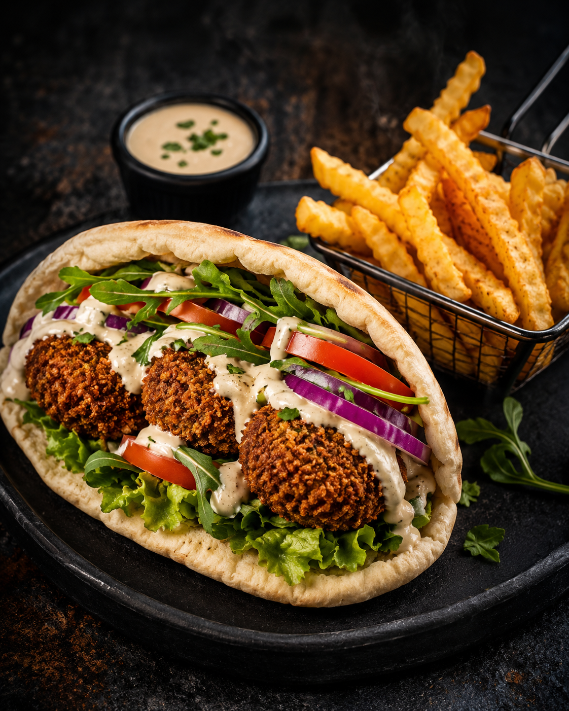 Falafel Wrap demo visual